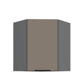 Szafka kuchenna górna narożna 60X60GN-72 1F (45) ARIA Sandgrau/Antracyt