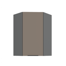 Szafka kuchenna górna narożna 60X60GN-90 1F (45) ARIA Sandgrau/Antracyt