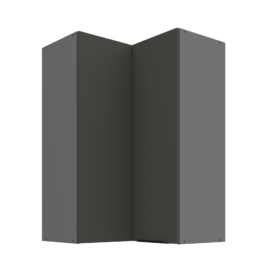 Szafka kuchenna górna narożna 60X60GN-90 2F (90) ARIA Grafit/Antracyt
