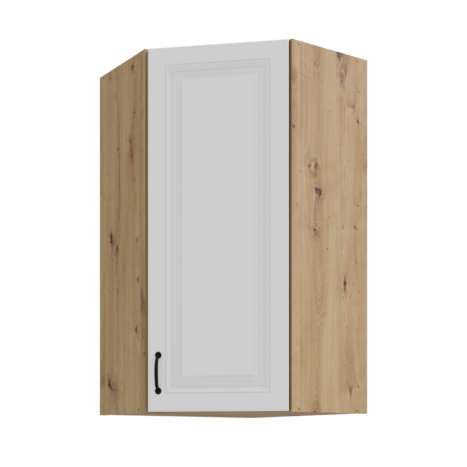 Szafka kuchenna górna narożna 60X60GN-108 1F (45) Stilo Biały/Artisan